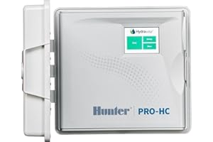 SPW Hunter Industries Hydrawise Pro-HC 6-Station Indoor Wi-Fi Irrigation Controller,Gray