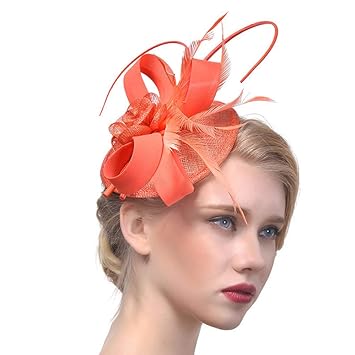 coral pillbox hat