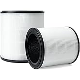 VAINELY 2Pcs Maf-03 Filter Replacement for Miko for IBUKI L Purifier MA-03 MA-03CW, H13 Activated Carbon & 3 Stage Filtration
