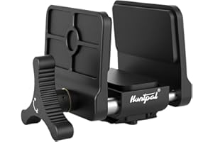 HUNTPAL Gun Clamp Rifle Shooting Rest Saddle Mount for Hunting Stick Shooting Tripod | Slant Sides Construction with Integrat