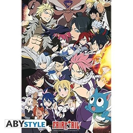 Fairy Tail Poster: Fairy Tail vs. other Guilds (91,5 x 61 cm)