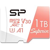 SP Silicon Power 1TB Micro SD Card U3 Nintendo-Switch Compatible, SDXC microsdxc High Speed MicroSD Memory Card with Adapter