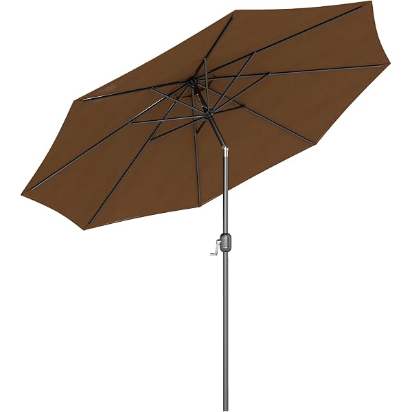 apex 9 patio umbrella GARDEN Dual Color ft Outdoor Table Market Push Button Tilt and Crank Lift (Oasis Green) Patio, Lawn & Garden Backpack Safety – Back engineered for enhanced durability Color:Ivory sale:outlet70