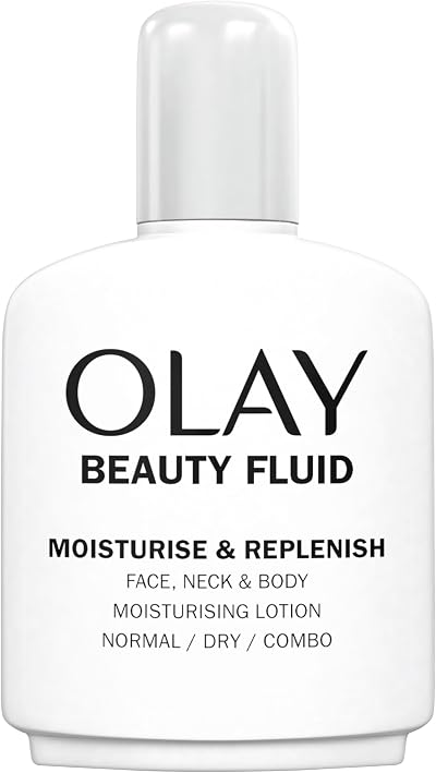 Olay Beauty Fluid Moisturiser 100ml Face Neck Body Lotion for Silky Soft Smooth