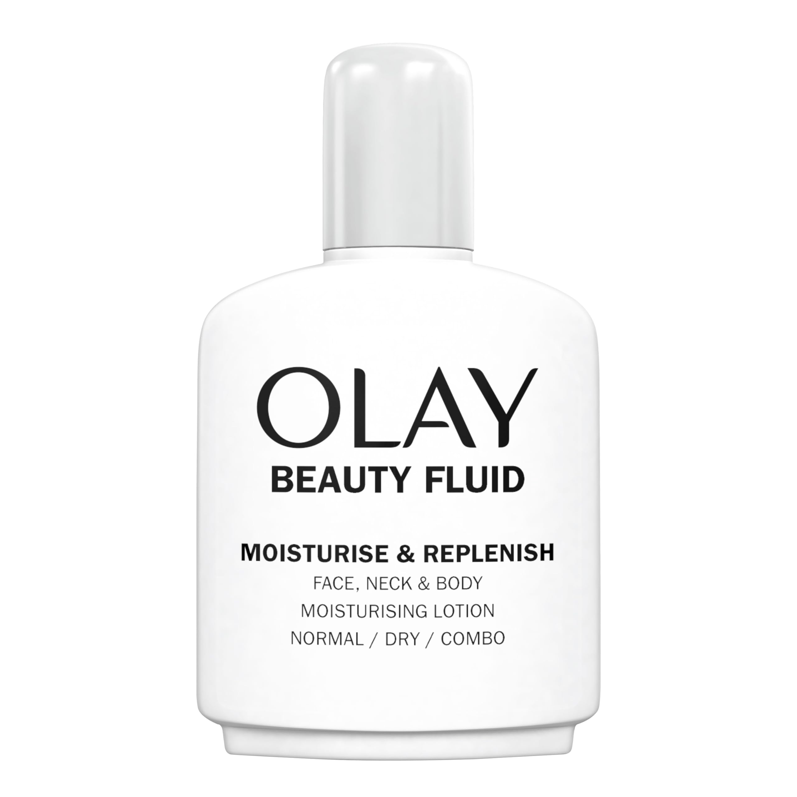 Olay Beauty Fluid Moisturise & Replenish Face, Neck And Body Lotion, For Silky Soft And Smooth Skin,100ml