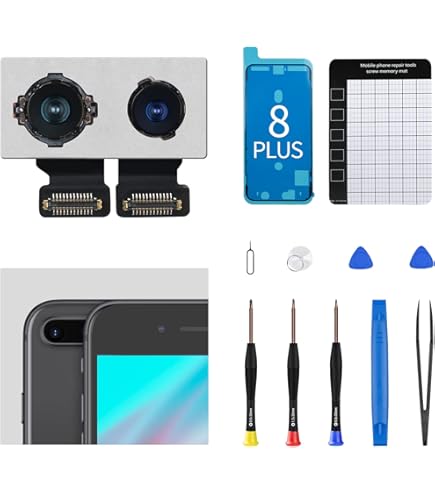 iPhone８ Amazon.com: Risidamoy for iPhone 8 Plus OEM 12MP Main Rear Back