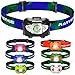 Rayvenge T3A LED Headlamp with Red Light - Lightweight headlamp Flashlight for Running, Hiking, Camping - Best Headlamps with 3 AAA Batteries, 168-Lumen, Waterproof, Long Battery Life