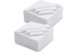 Charm Packs for Quilting 5 Inch, 50 Pack 5 Inch Cotton Fabric Squares, Solids White Charm Pack Precut Fabric Squares for Quil