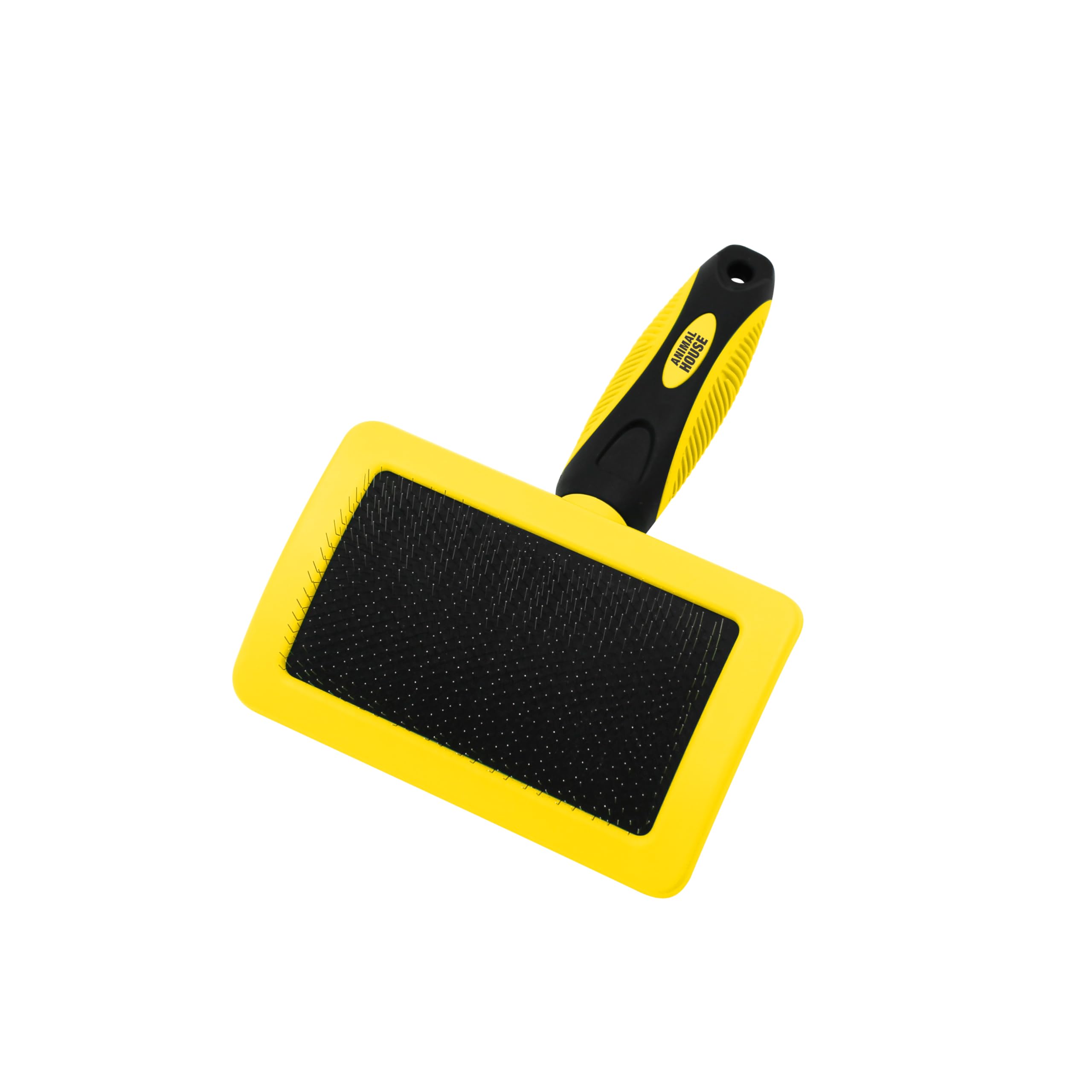 Animal House - Deluxe Groomer: Versatile Brush for Dogs and Cats, Ideal for Removing Undercoat and Detangling, Suitable for All Coat Types (RECTANGULAR, 1)