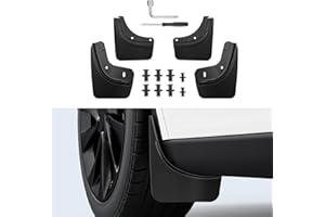 Motrobe 2026 2025 Tesla Model Y Juniper Mud Flaps Splash Guards [No Drilling Required] Mudflaps Tire Protection TPE All Weather Mudguards Model Y Juniper (Standard, Premium & Performance 2025/2026)