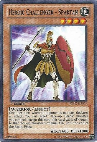 Yu-Gi-Oh! - Heroic Challenger - Spartan (REDU-EN005) - Return of the Duelist - 1st Edition - Common