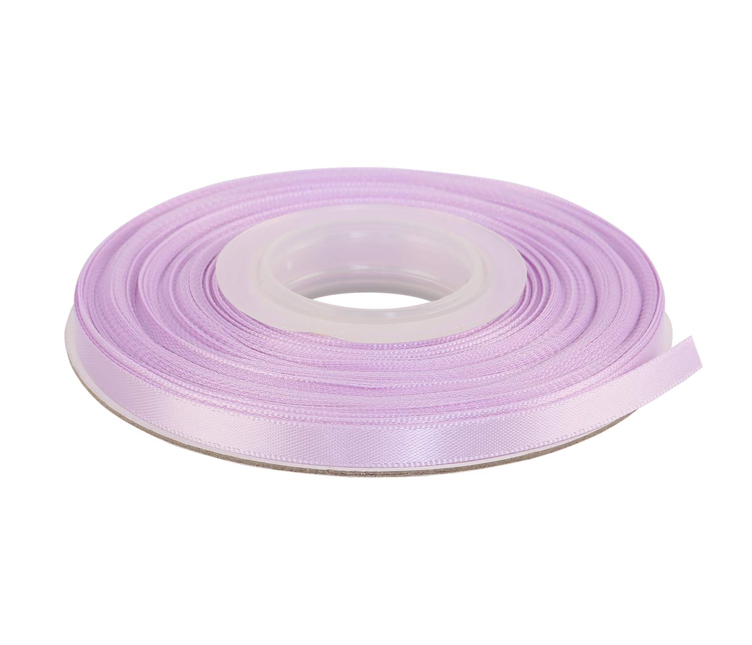 Ribbonitlux 6mm Wide Double Face Satin Ribbon 22 Meters (430-Lavender, Set for Gift Wrapping, Party Decor, Sewing Applications, Wedding and Craft