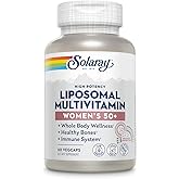 SOLARAY Liposomal Multivitamin for Women 50 Plus, Enhanced Absorption with Iron, Vitamin D, Vitamin C, B12, Biotin & More, Immune Support & Bone Health, Vegan, 30 Servings, 60 VegCaps