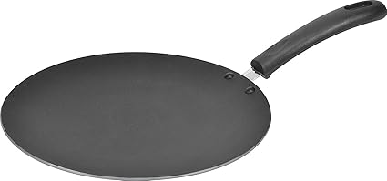 Tosaa Non-Stick Concave Tawa, 25cm, Black