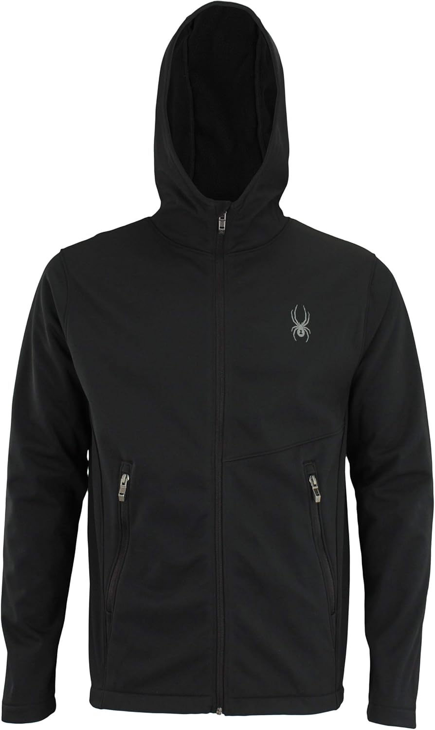 Spyder Men's Transform Hooded Soft Shell Jacket, Color Variation: Clothing