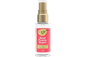 OGX Repair & Protect Bond Protein Repair 3-in-1 Oil Mist, Hair Oil Protects Dry, Damaged Hair Against Frizz, Strengthens & Maintains Shine, Hair Mist Formulated without Parabens, 1.7 oz