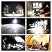 INQUIRY Led Work Light Rechargeable, Aluminium Case, 20W 6000mAh Portable Lighting Cordless Lamp for Garage,Painters,Outdoor Use