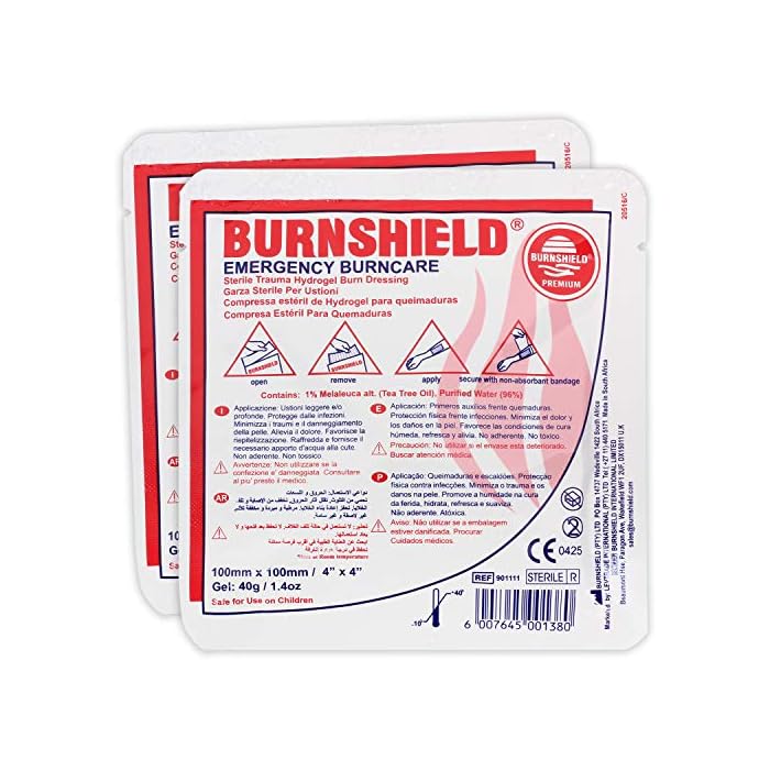 EverOne Burnshield Dressing, 4" x 4", 2 Count