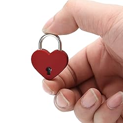 Jiozermi 4 Pcs Padlocks Key Lock with Key, Mini