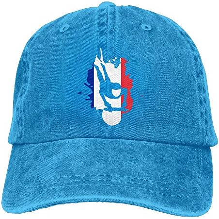 DE43sd Caps Flag Of France Sled Unisex Cowboy Baseball Caps Style Low Adjustable Hats