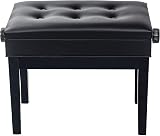 GRANDMA SHARK Piano Stool Height Adjustable Soft Leather Seat with Storage view 8