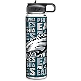 Rico Industries NFL Football Stainless Steel Tumbler with Lid - Great For Coffee, Tea, Water or Cocktails