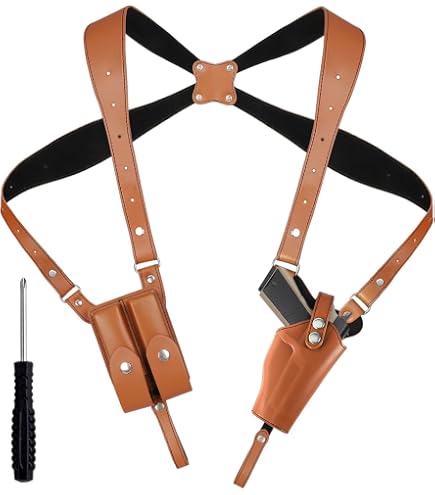 Shoulder Holster General Vertical Gun Holster Adjustable PU