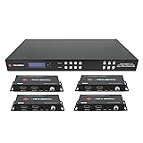 4x4 4K 60Hz HDMI HDBaseT Matrix Switch Extender