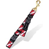 OVOVFANY 2-in-1 Scuba Diving BC Fin Holder and Mask Clip Strap | Dual Quick-Release Loop Lanyard, Flippers and Mask Keeper with Dive Flag Band for Freediving, Fishing Equipments