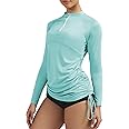 Ewedoos Rash Guard for Women UPF 50+ Sun Protection Clothing Swim Shirts for Woman SPF Shirts Long Sleeve UV Sun Shirts