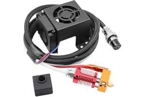 MK8 Extruder Hotend Kit for Cr-10/10S/S4/S5, 3D Printer J Head Hotend Extruder and Spray Nozzle Kit, for 0.2Mm 0.4Mm 0.3Mm 0.