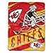 Northwest NFL Kansas City Chiefs Unisex-Adult Micro Raschel Throw Blanket, 46