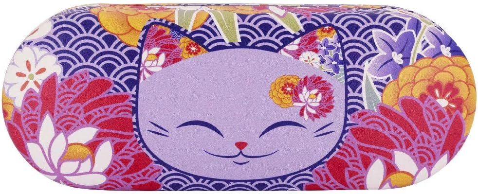 Etui A Lunettes Rigide Chat Porte Bonheur Mani The Lucky Cat Rose Framboise Etuis A Lunettes Vetements