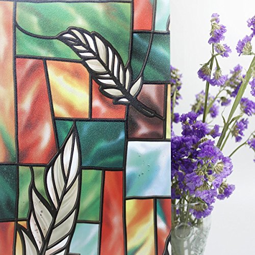 VViViD Static Cling Wheat Tile Mosaic Theme Window Film - Thumbnail 2