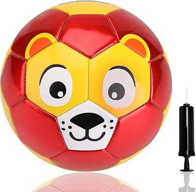 U&C Planet Toddler Soccer Ball Size 2 Mini Football Kids 5.9 in with Pump
