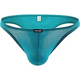 iKingsky Men's Soft Low Rise Bikini Underwear Sexy Mid Coverage Back Briefs