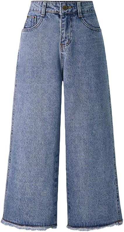 Pantalon Jean Femme Large Coupe Baggy élastiqué - Confort Ample Décontracté Pour Travail Ou Loisirs
