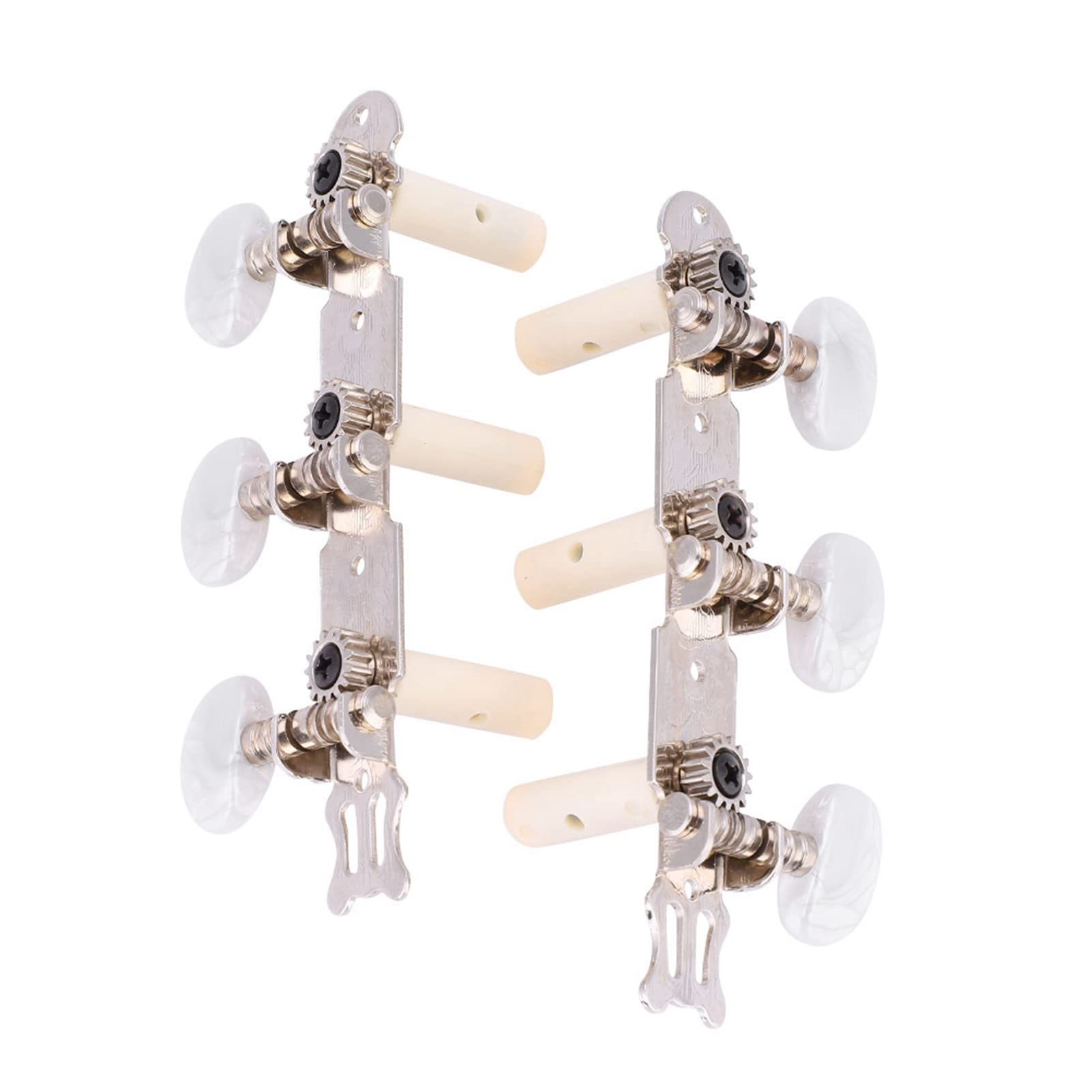 Guitar String Tuning Pegs 3L3R Acrylic Guitar Machine Head Tuners with Screw for Acoustic Guitar Tuning