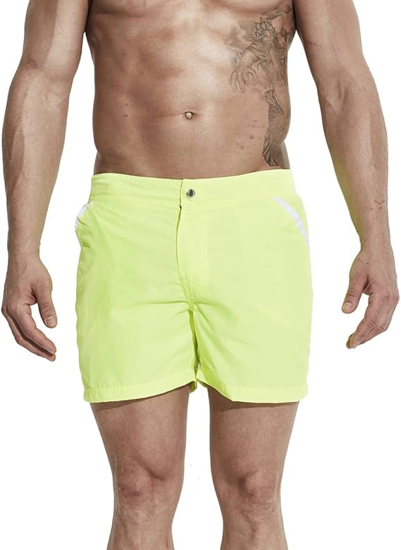 Amazon Ricky Bens 男性 海水パンツメンズクイックドライボードショーツソリッドスイムウェアスイミングトランクス 水着 通販