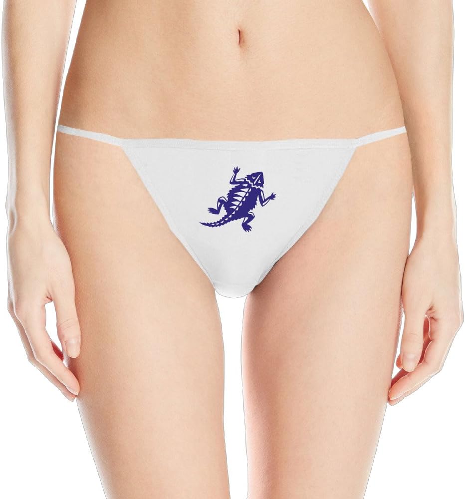 DCM500 Hot Sale Women's Texas Christian University 463 å‰¯æœ¬ Thong Panty - White
