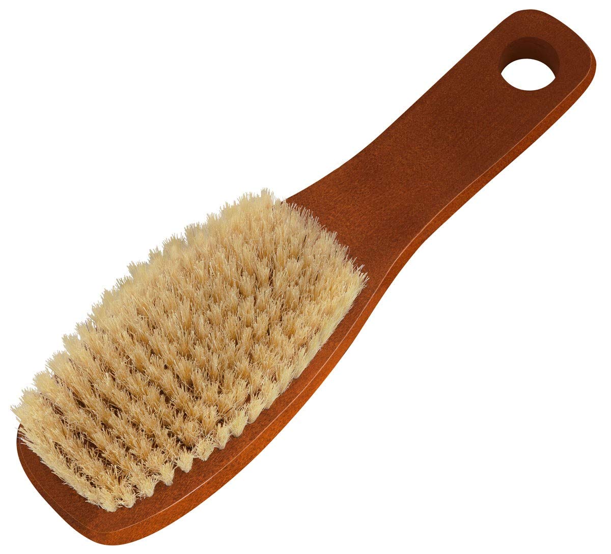 Croll & Denecke Stained Short Handled Bath Brush Modern Shape