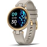Smart Watch for Women Compatible iPhone and Andriod Phones, 1.09'' Touch Screen Round Smartwatch IP67 Waterproof Fitness Trac