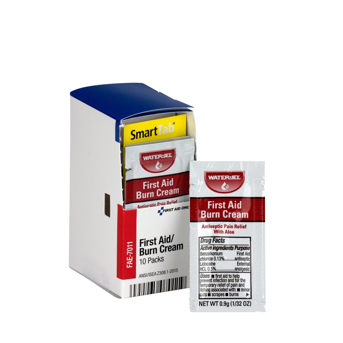First Aid Only FAE-7011 SmartCompliance Refill Burn Cream, White, 10 Count: Industrial & Scientific