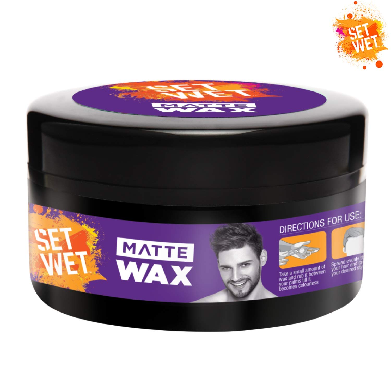 Buy Set Wet Matte Hair Styling Wax For Men 60 Gm Online At Low