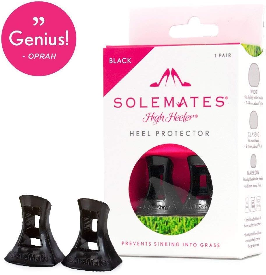 Solemates High Heel Protectors (Black, Classic)