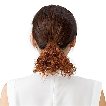 Amazon Com Remeehi 100 Human Hair Short Curly Ponytail Tie Up