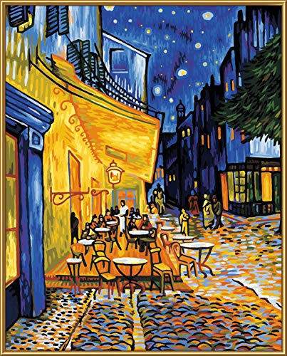 Schipper 609130359 Malen nach Zahlen - Nachtcafé von Vincent Van Gogh - Bilder malen für Erwachsene, inklusive Pinsel… – Bild 3
