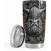 Viking Cup Tumbler 20oz Viking Gifts for Men Vikings Stainless Steel Insulated Tumblers Coffee Travel Mug Gift for Birthday Christmas