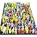 Jinhuamike Pikachu Theme Party Decorations Supplies Bundle Favors Pack-24 Action Figures,12 Bracelets and 6 Party Balloons for Kids & Adult Party Celebration
