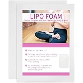 Birllaid 2 Pack Lipo Foam Pads for Post Surgery, Bbl Foam Boards after Lipo,Help Out When Using Ab Board Compression Garments Tummy Tuck,Liposuction Surgery Foam Sheet for Recovery 8" X11